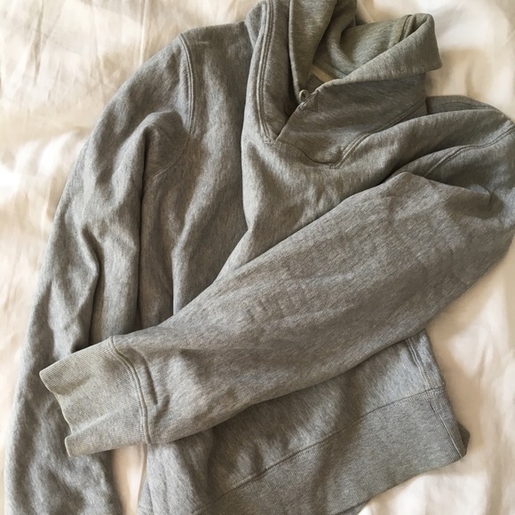 J Crew M Heather Gray Shawl-Collar Sweater - Picture 5 of 5